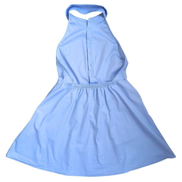 Reformation Blue Halter Fit & Flare Dress – Size 6 (S/M) - Picture 2 of 8